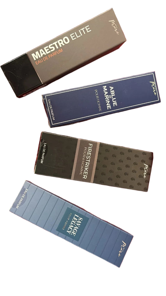4 pc men's perfume set - 4 x 15ml designer Inspired fragrances with the top men's famous scents
