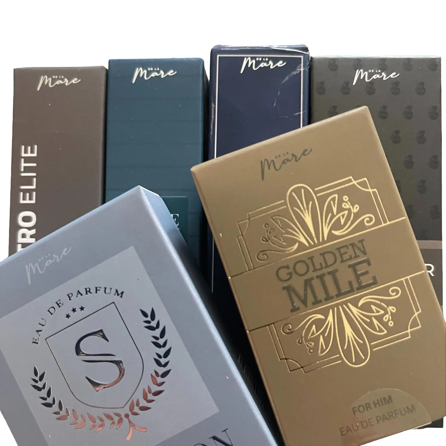 NEW 6pc MENS  miniature perfume set, 15ml each - favourite scents   - Eau de perfume made in Europe - total 90ml perfumes