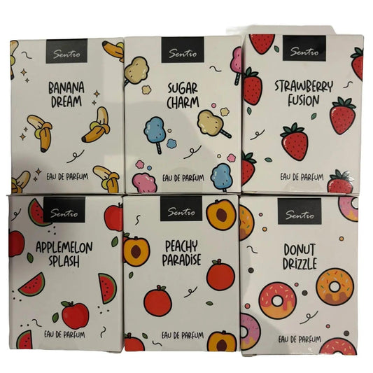 NEW 6pc miniature perfume set, 15ml each - SWEET TEMPTATION- - Eau de perfume made in Europe - total 90ml perfumes